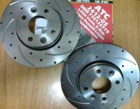 Диск тормозной вентилируемый R14 перфорированный с проточкой X-RAY/Vesta/Logan. Alnas-sport