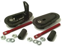 Замки капота дополнительные пластиковые (с ключом). AeroCatch