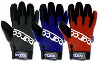 Перчатки механика Sparco MECA. Цвета: синие, красные и черные.