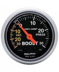 Указатель давления турбины (52мм.) AutoMeter 3303-М.