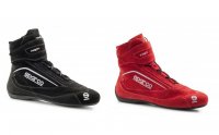 Ботинки Sparco TOP+SH-5 FIA (подростковые/женские). Цвет черный, синий и красный.