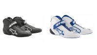 Ботинки Alpinestars TECH 1-Z FIA. Цвет: черный и белый.