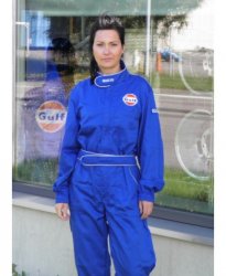 Комбинезон механника Sparco Gulf (синий). Размер L.