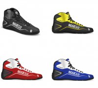 Ботинки Sparco K-POLE. Цвет: черный, синий, красный и желтый. Размеры от 26 до 48.